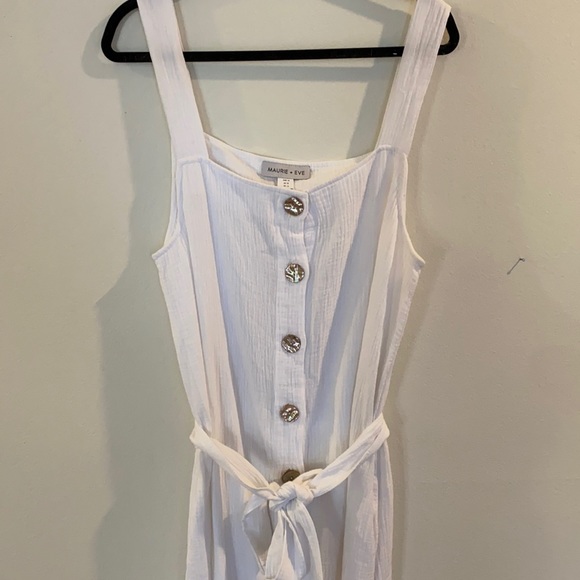 Maurie + Eve White Maxi Dress - Picture 1 of 3